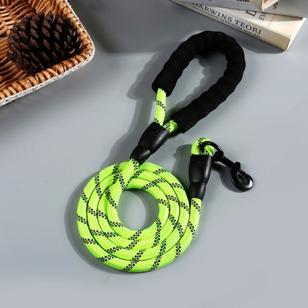 Reflective Durable Nylon Dog Leash - 2m - Polly's Pet Products