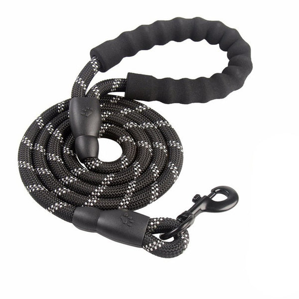 Reflective Durable Rope Large Dog Leash - Polly's Pet Products