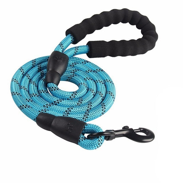 Reflective Durable Rope Large Dog Leash - Polly's Pet Products