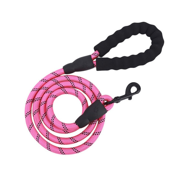 Reflective Durable Rope Large Dog Leash - Polly's Pet Products